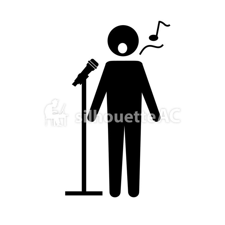 Siluet Gratis: Icon, Silhouette, Singer-songwriter, Gambar 