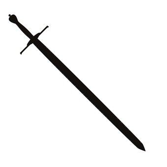 1的免费矢量剪影|silhouetteac