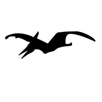 无齿翼龙 | 免费的剪影矢量 | silhouetteac