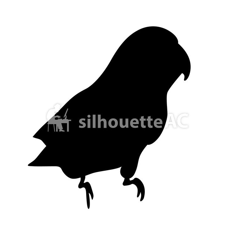 A Parrot Free Silhouette Vector Silhouetteac