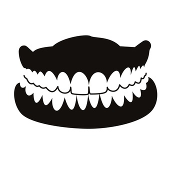 照片素材(图片): 牙膏牙齿模型的图像