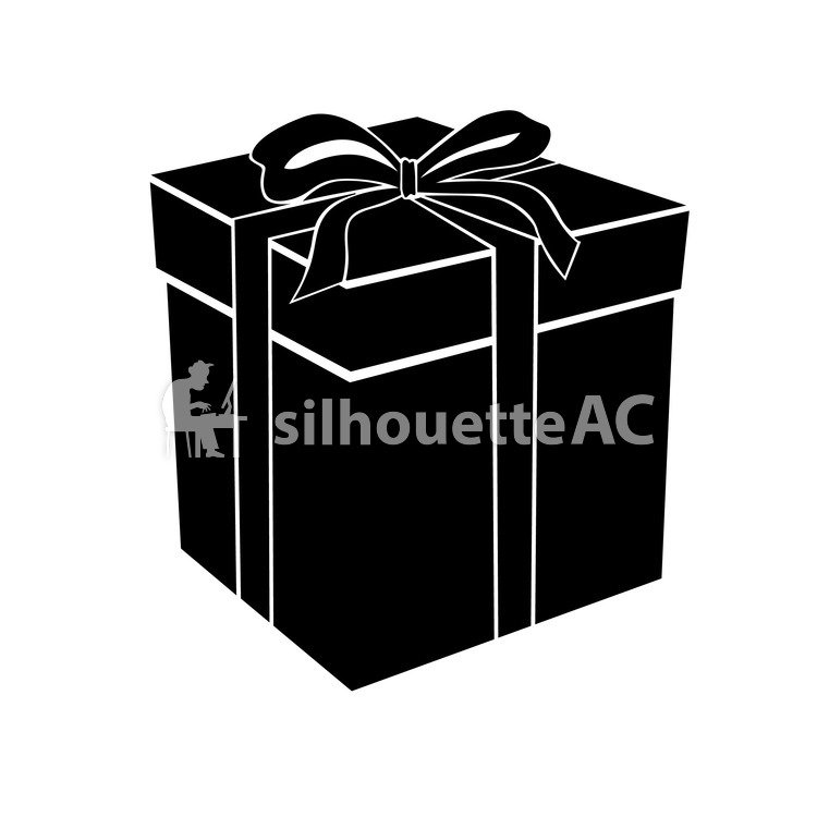 Present Silhouette SVG