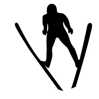 Download Free Silhouettes Images Of Skis Silhouetteac
