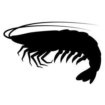 虾| 免费的剪影矢量 | silhouetteac