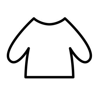 免费的剪贴画:切 长袖t恤 t恤衫 长t恤 罗恩01 - 56684 |illustac