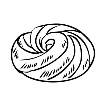 免费的剪贴画:早餐 面包 普通面包 卷 贝果 - 199124 |illustac