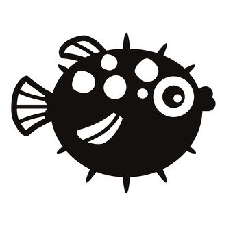 free vector silhouettes of 腔棘鱼 | silhouetteac